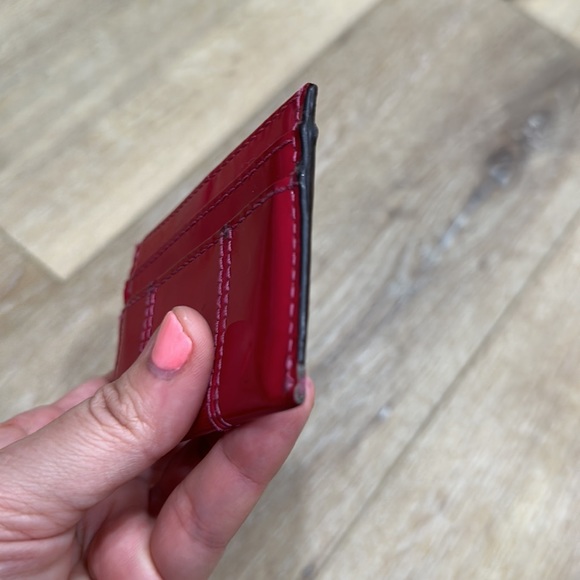 Coach OpArt  Magenta card case - Picture 3 of 3